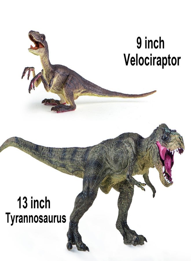 Lavesom 6PCS Jumbo Dinosaur Toy Set, Realistic Dinosaurs Toys for Kids - Large Dino Playset for Boys and Girls 3 4 5 6 7 Year Old Children Birthday Dinosaur Lovers - Image 3